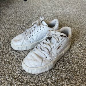Puma Classic White Leather Sneakers